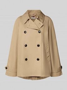 Trencz krótki z funkcją wodoodporną Tommy Hilfiger beżowy EAN WW0WW45618