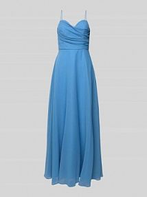 Sukienka wieczorowa z cienkimi ramiączkami Laona szara EAN 24242-1620