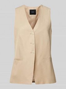 Kamizelka z listwą guzikową model Noronja someday beżowa damska EAN 10381812045333