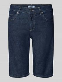 Bermudy o kroju regular fit z denimu z zakładką Angels niebieskie damskie EAN 311280000