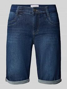 Bermudy o kroju regular fit z elastycznym pasem model SPORTY Angels niebieskie damskie EAN 311288800