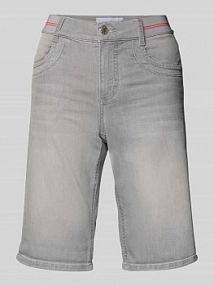 Bermudy o kroju regular fit z elastycznym pasem model SPORTY Angels szare damskie EAN 311288800