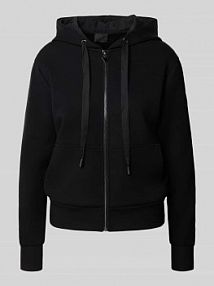 Bluza rozpinana z kapturem Guess czarna damska EAN W5YQ05KBYE2