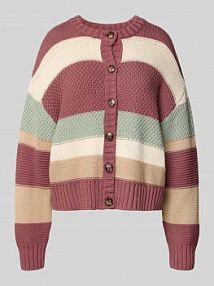 Sweter rozpinany z prążkowanymi ściągaczami JAKE*S STUDIO WOMAN różowy damski EAN 74968500421