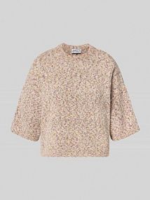 Sweter z dzianiny z rękawem o dł. 1/2 JAKE*S STUDIO WOMAN różowy damski EAN 74968500420