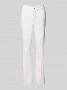 Jeansy z poszerzaną nogawką i 5 kieszeniami model PARIS CAMBIO białe damskie EAN 9059001248