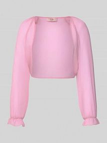 Kurtka koktajlowa o krótkim kroju z szyfonu V.M. różowa damska EAN 89004000