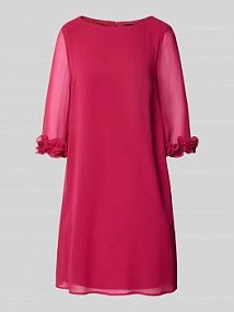 Sukienka koktajlowa z rękawem o dł. 3/4 Vera Mont czerwona EAN 50694000