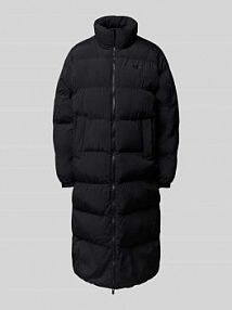 Płaszcz pikowany ze stójką adidas Originals czarny damski EAN JX2957