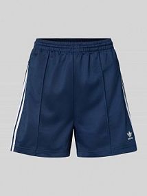 Szorty z elastycznym pasem adidas Originals niebieskie damskie EAN JW5045