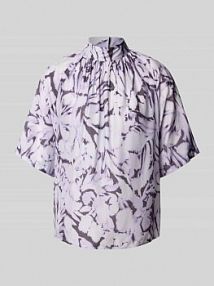 Bluzka z mieszanki wiskozy i jedwabiu Windsor fioletowa damska EAN 30047731