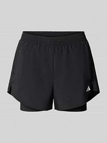 Szorty 2 w 1 o kroju regular fit adidas Sportswear czarne damskie EAN HN1044