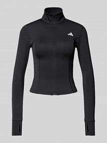 Bluza rozpinana zapinana na zamek błyskawiczny adidas Sportswear czarna damska EAN JM9185