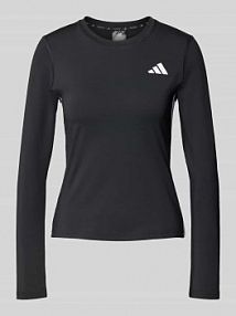 Długa bluzka z detalem z logo adidas Sportswear czarna damska EAN JD6521
