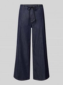 Jeansy o skróconym kroju model Harly MAC niebieskie damskie EAN 344279190