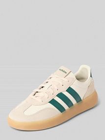 Sneakersy z naturalnej skóry z nadrukiem z logo Model 'BARREDA DECODE' adidas Sportswear beżowe damskie EAN JR1230