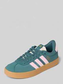 Sneakersy z tłoczonym logo Model 'VL COURT 3.0' adidas Sportswear turkusowe damskie EAN JR0955