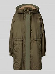 Parka dwustronna o kroju regular fit z wodoodpornego materiału model CAMO Weekend Max Mara oliwkowa EAN 2525496011600