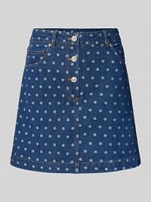 Spódnica jeansowa z 5 kieszeniami model PRIKKA YAS niebieska EAN 26039194