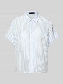 Bluzka koszulowa z listwą guzikową model Zavina someday niebieska damska EAN 10390912116100