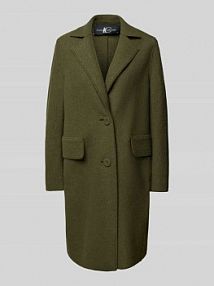 Płaszcz z połami LUISA CERANO oliwkowy damski EAN 428902 3680