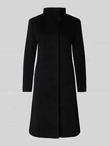 Płaszcz z domieszką kaszmiru ICONS Cinzia Rocca czarny damski EAN UR-30-001