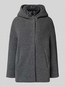 Kurtka z kapturem ICONS Cinzia Rocca srebrna damska EAN ZR-64-051