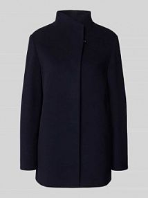 Kurtka z domieszką kaszmiru ICONS Cinzia Rocca granatowa damska EAN UR-51-001