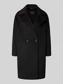 Płaszcz z połami ICONS Cinzia Rocca czarny damski EAN ZR-03-001