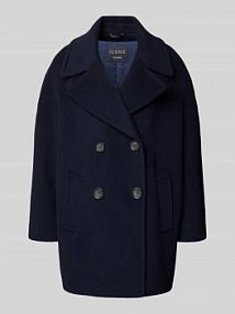 Kurtka z domieszką kaszmiru ICONS Cinzia Rocca granatowa damska EAN AR-28-001