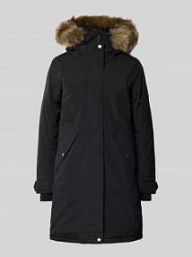 Parka z kieszeniami z patką model ERNA Didriksons czarna EAN 505853