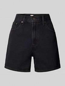 Szorty jeansowe z szeroką nogawką i 5 kieszeniami model CINCH Levis czarne EAN 3KI0006