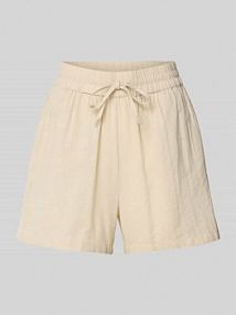 Szorty o luźnym kroju z czystej bawełny model TIZANA Only beżowe damskie EAN 15343637