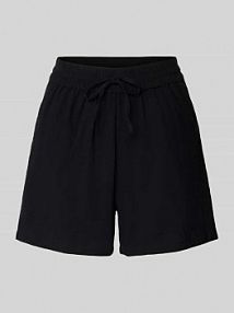 Szorty o luźnym kroju z czystej bawełny model TIZANA Only czarne damskie EAN 15343637