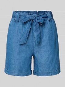 Szorty jeansowe o luźnym kroju z mieszanki bawełny i lyocellu model BEA SMILLA Only niebieskie EAN 15255715