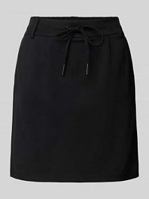 Spódnica mini rozkloszowana z mieszanki wiskozy model POPTRASH Only czarna EAN 15132895