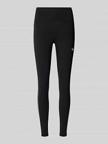 Legginsy o kroju super skinny fit z wyhaftowanym logo adidas Originals czarne damskie EAN JX5242