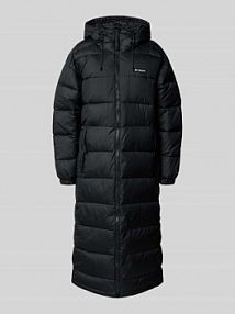 Płaszcz pikowany z kapturem Columbia czarny damski EAN 2133543