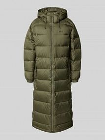 Płaszcz pikowany z kapturem Columbia oliwkowy damski EAN 2133543