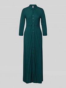 Długa sukienka z listwą guzikową model SAVANNA YAS zielona EAN 26022663