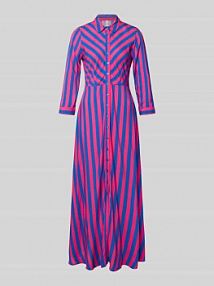 Długa sukienka z listwą guzikową model SAVANNA YAS różowa EAN 26022663