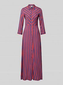 Długa sukienka z listwą guzikową model SAVANNA YAS szara EAN 26022663