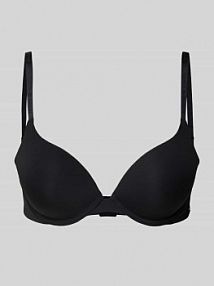 Biustonosz z fiszbinami Tommy Hilfiger czarny EAN UW0UW06045