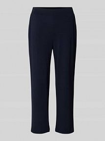 Spodnie materiałowe o skróconym kroju relaxed fit model Celasto someday granatowe damskie EAN 1017077362100