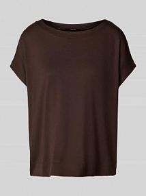 Top bluzkowy o kroju regular fit z krótkim rękawem model Kadalia someday brązowy damski EAN 10415313168100