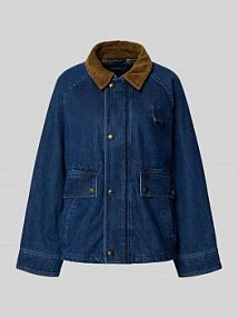Kurtka jeansowa z kieszeniami z patkami Polo Ralph Lauren niebieska damska EAN 211971233