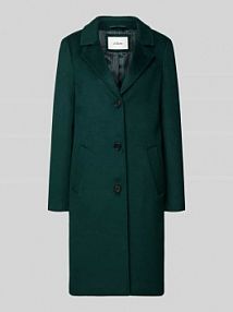 Płaszcz o kroju regular fit z dodatkiem wełny s.Oliver RED LABEL zielony damski EAN 2172919