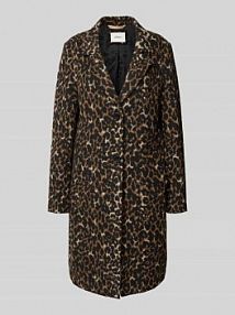 Płaszcz o kroju regular fit z dodatkiem wełny s.Oliver RED LABEL czarny damski EAN 2171241