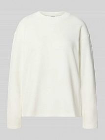 Sweter o kroju regular fit z mieszanki bawełny s.Oliver RED LABEL biały damski EAN 2170578