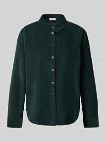 Bluzka koszulowa o kroju regular fit z czystej bawełny s.Oliver RED LABEL zielona damska EAN 2168877